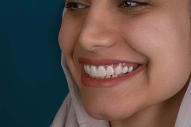 Close-up of a person smiling